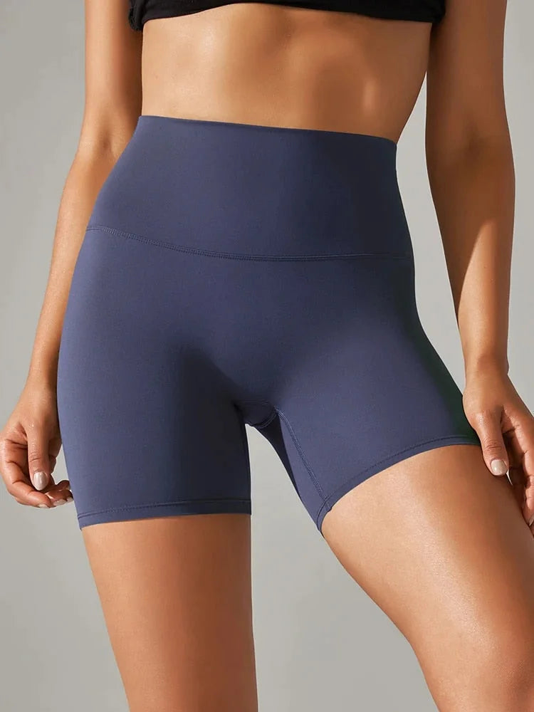 Short de Yoga Taille Haute Extensible et Respirant